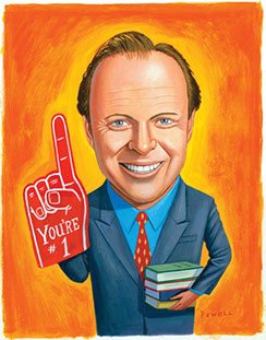 Dr. Ray Haring — Caricature illustration by Powell